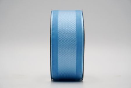 Baby Blue Sheer Mid Herringbone Design Ribbon_K1754-291C